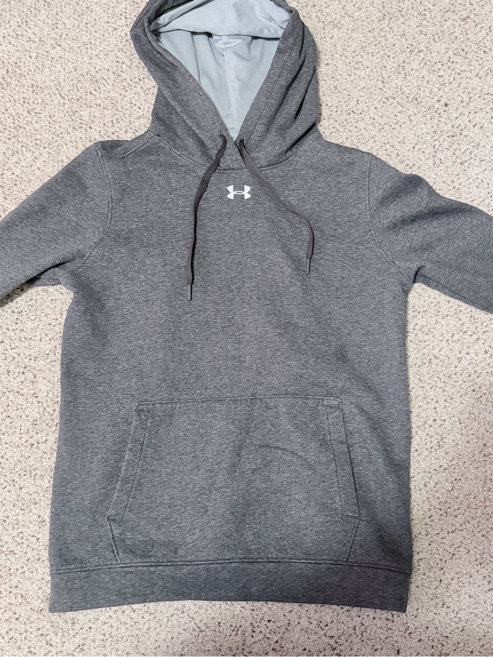 Under Armour Gray Fleece Lined Hoodie